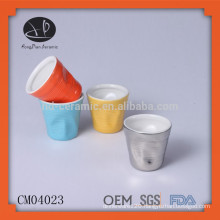 wholesale ceramic cup,mini porcelain cup,drink cup,ceramic cup,color glazed cup